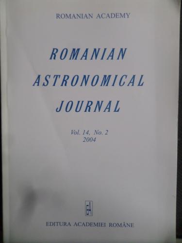 Romanian Astronomical Journal 2004 / 2