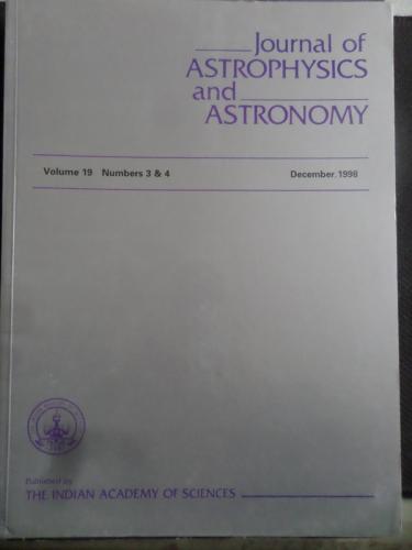 Journal Of Astrophysics and Astronomy 1998 / 3-4