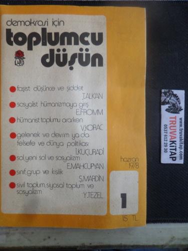 Demokrasi İçin Toplumcu Düşün 1978 / 1
