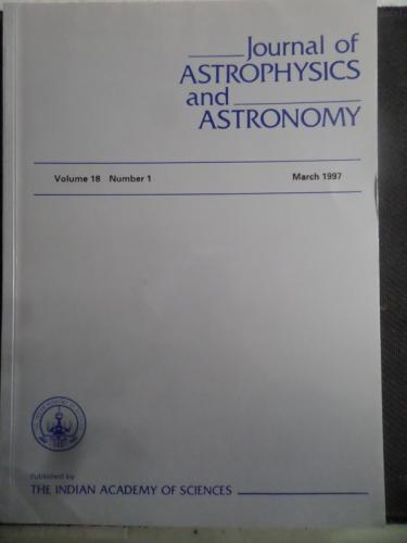 Journal Of Astrophysics and Astronomy 1997 / 1