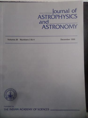 Journal Of Astrophysics and Astronomy 1999 / 3-4