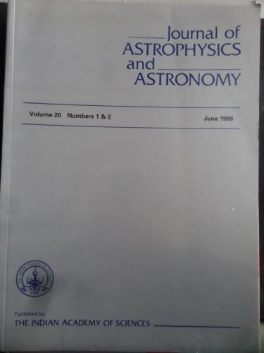Journal Of Astrophysics and Astronomy 1999 / 1-2