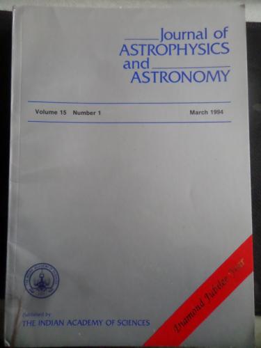 Journal Of Astrophysics and Astronomy 1994 / 1