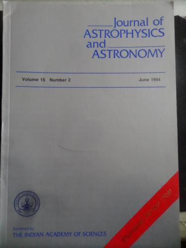 Journal Of Astrophysics and Astronomy 1994 / 2