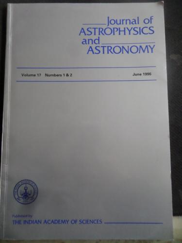 Journal Of Astrophysics and Astronomy 1996 / 1-2
