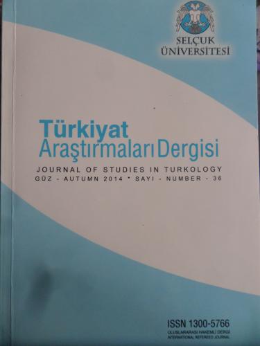 Türkiyat Araştırmaları Dergisi 2014 / 36