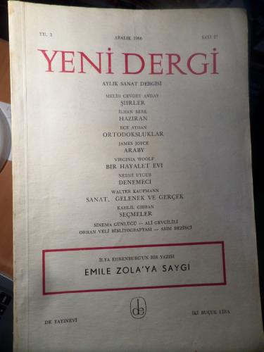 Yeni Dergi 1966 / 27