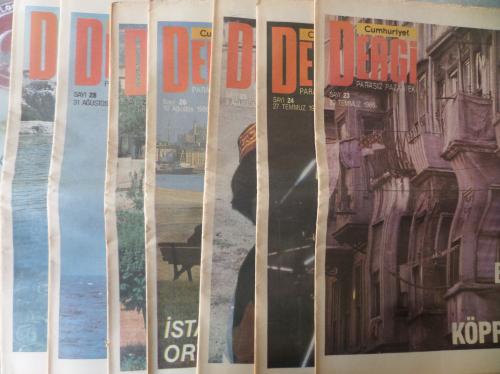 Cumhuriyet Dergi Pazar Eki 1986 / 23-24-25-26-27-28-29 (7 Adet)