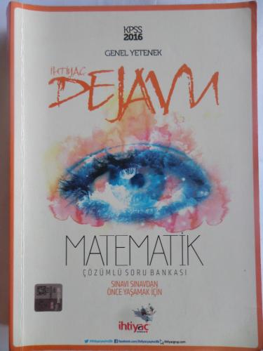 Dejavu KPSS Genel Yetenek Matematik Çözümlü Soru Bankası