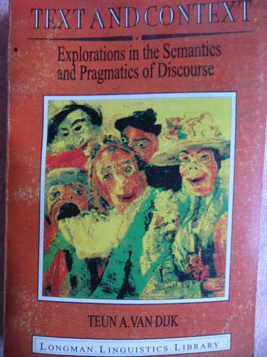 Text And Context Teun A. Van Dijk
