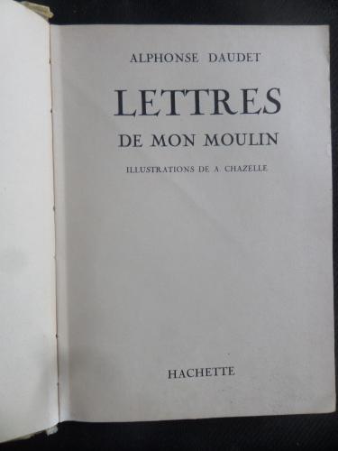Lettres De Mon Moulin Alphonse Daudet