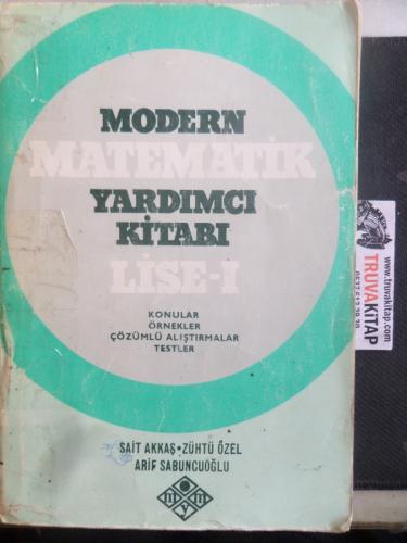 Modern Matematik Yardımcı Kitabı Lise I