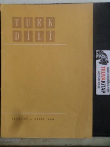 Türk Dili Dergisi 1966 / 180