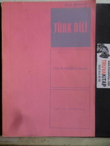 Türk Dili Dergisi 1970 / 224