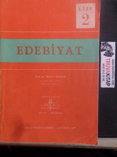 Edebiyat Lise 2 Mehmet Kaplan