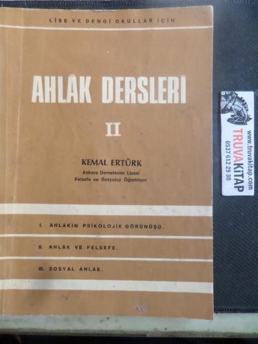 Ahlak Dersleri II