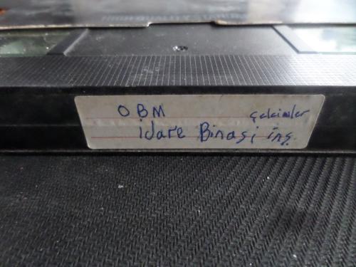 OBM İdari Binası İnş. Çekimler / VHS Kaset