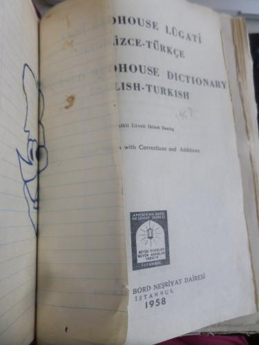 Yeni Redhouse Lugatı İngilizce - Türkçe