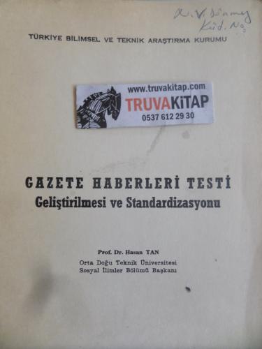 Gazete Haberleri Testi Geliştirilmesi ve Standardizasyonu