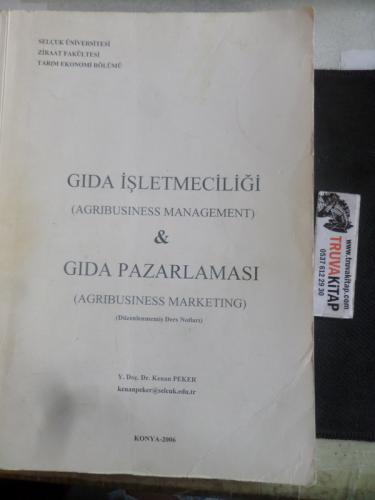 Gıda İşletmeciliği & Gıda Pazarlaması