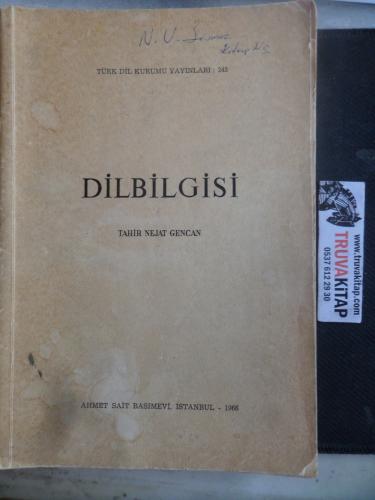 Dil Bilgisi Tahir Nejat Gencan