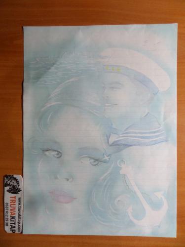 Asker Desenli Mektup Kağıdı