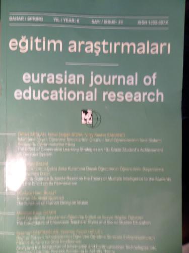 Eğitim Araştırmaları Yıl : 6 Sayı : 23