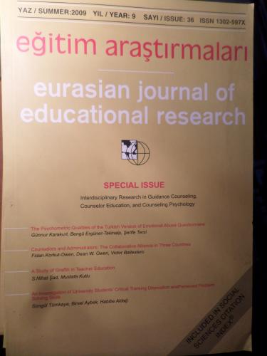 Eğitim Araştırmaları 2009 / 36