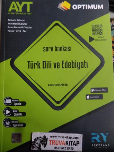 AYT Türk Dili ve Edebiyatı Soru Bankası Ahmet Başpınar