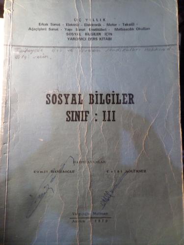 Sosyal Bilgiler Sınıf: III