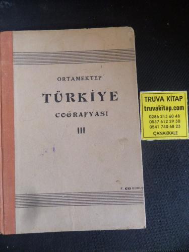 Ortamektep Türkiye Coğrafyası III
