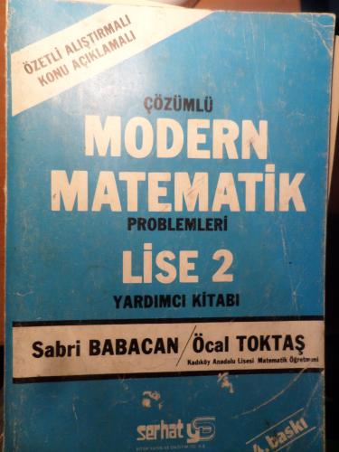 Çözümlü Modern Matematik Problemleri Lise 2 Yardımcı Kitabı Sabri Baba