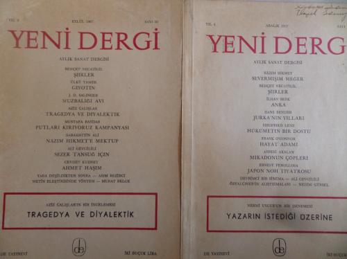 Yeni Dergi 1967 / 36-39 (2 Adet)