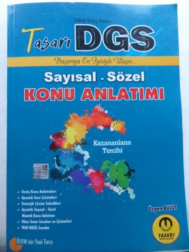 Tasarı DGS Sayısal - Sözel Konu Anlatımı Özgen Bulut