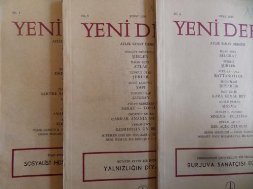 Yeni Dergi 1970 / 64-65-66 (3 Adet)