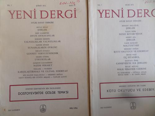 Yeni Dergi 1971 / 76-77 (2 Adet)