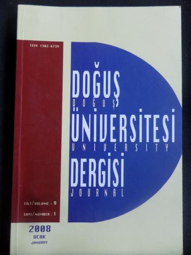 Doğuş Üniversitesi Dergisi 2008 / 1