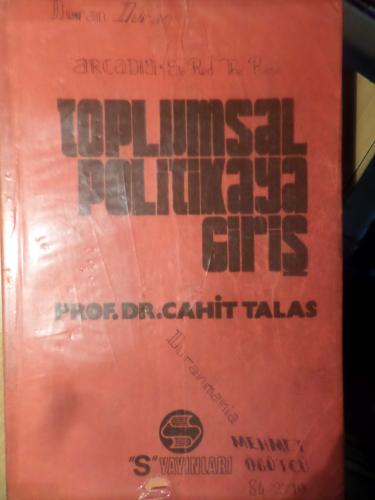 Toplumsal Politikaya Giriş