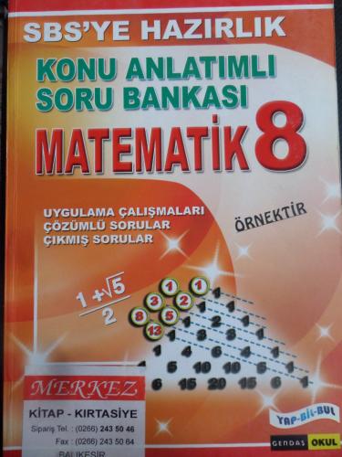8. Sınıf SBS'ye Hazırlık Matematik Konu Anlatımlı Soru Bankası