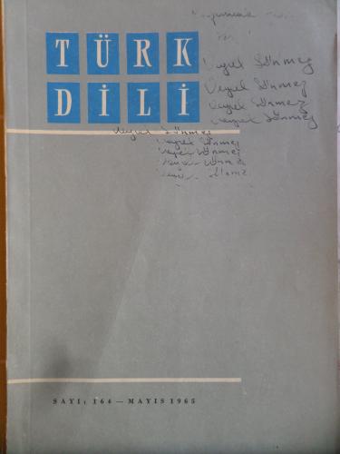 Türk Dili Dergisi 1965 / 164