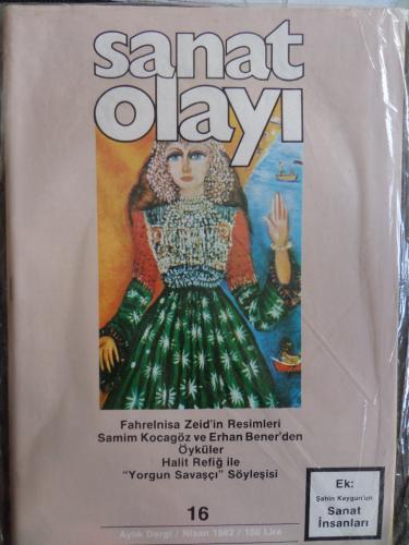 Sanat Olayı Dergisi 1982 / 16 - Fahrelnisa Zeid'in Resimleri