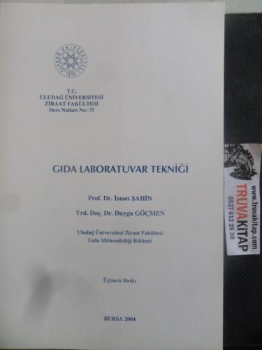 Gıda Laboratuvar Tekniği