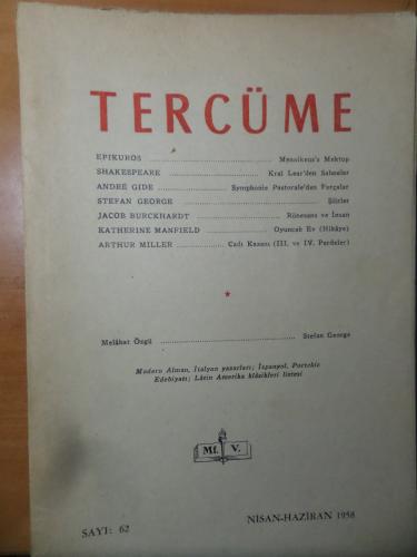 Tercüme 1958 / 62