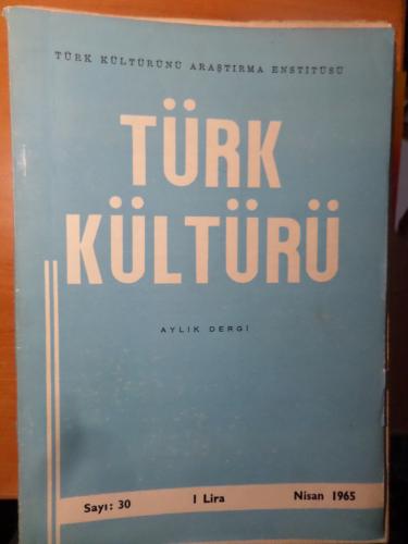 Türk Kültürü 1965 / 30
