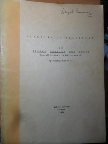 Spoken English For Turks