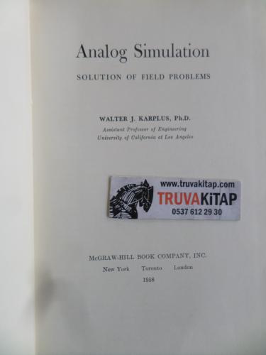 Analog Simulation Walter J. Karplus