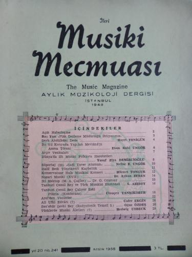 Musiki Mecmuası 1968 / 241