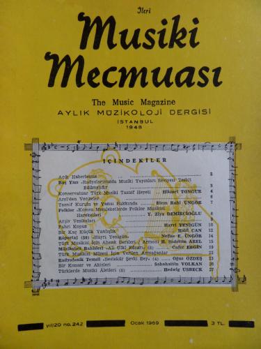 Musiki Mecmuası 1969 / 242