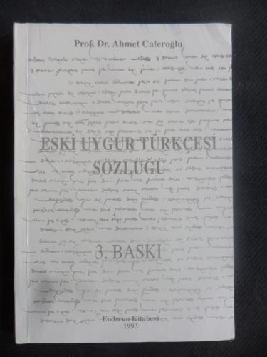 Eski Uygar Türkçesi Sözlüğü