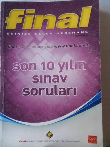 Son 10 Yılın Sınav Soruları